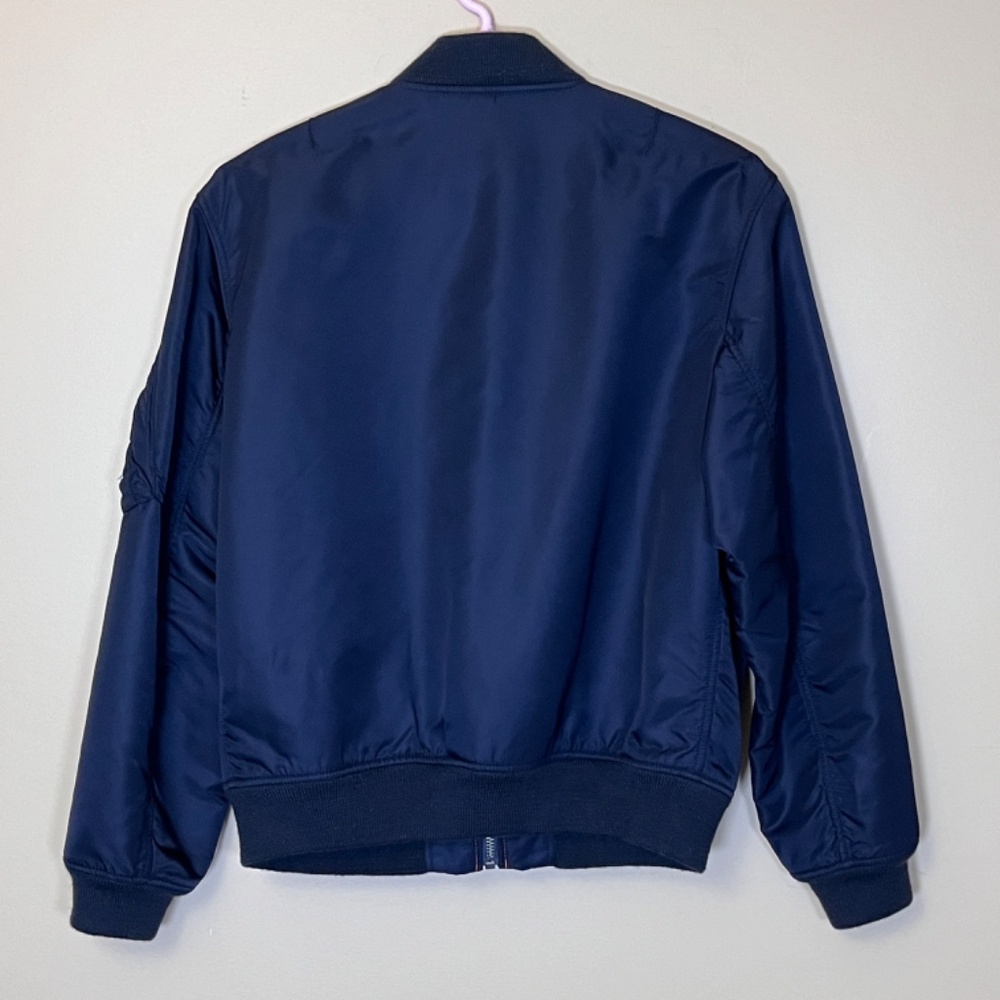 Polo Ralph Lauren Coastal Military Twill Bomber Jacket - Men's Size L - Blue - Picture 4 of 10
